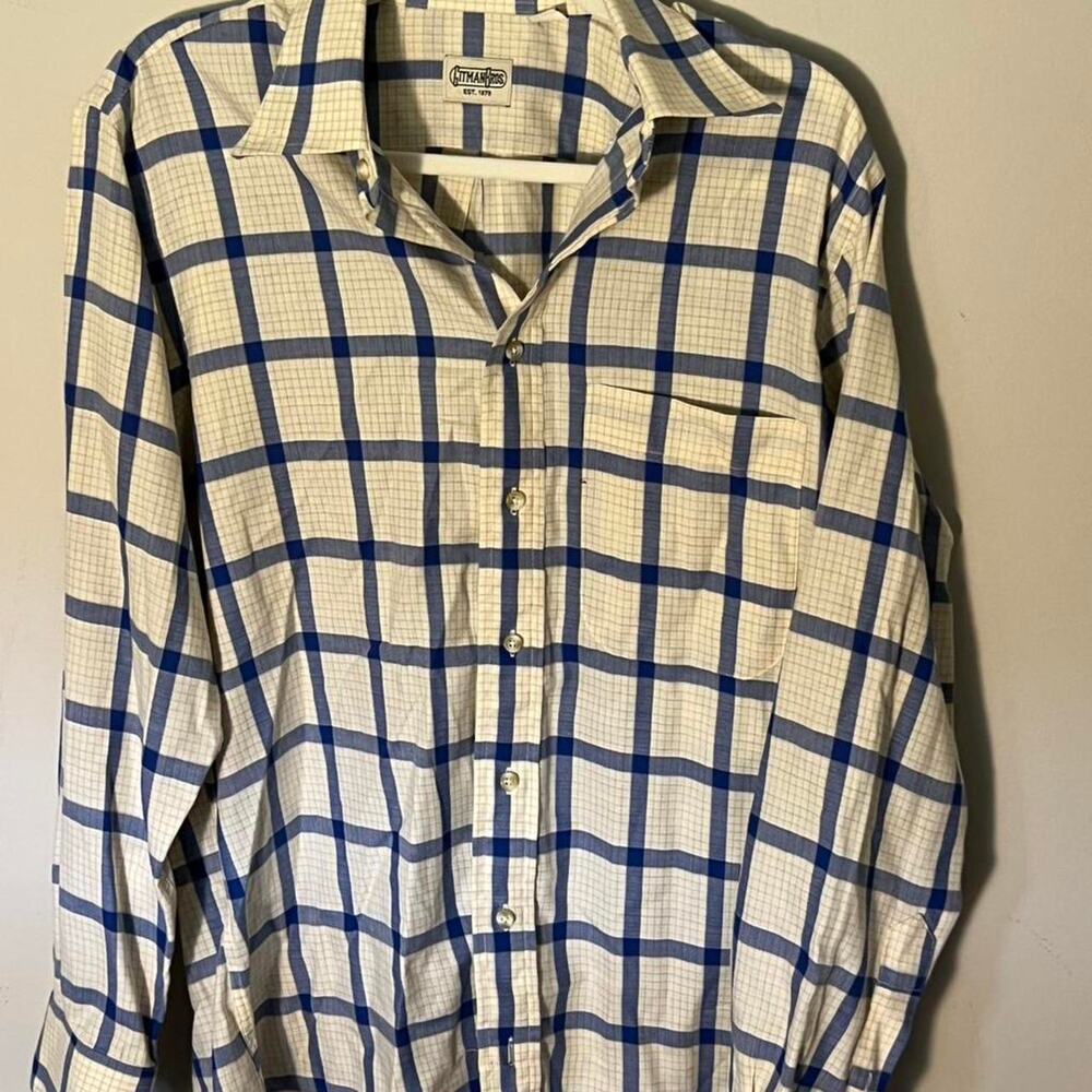 Gitman brothers blue and white medium